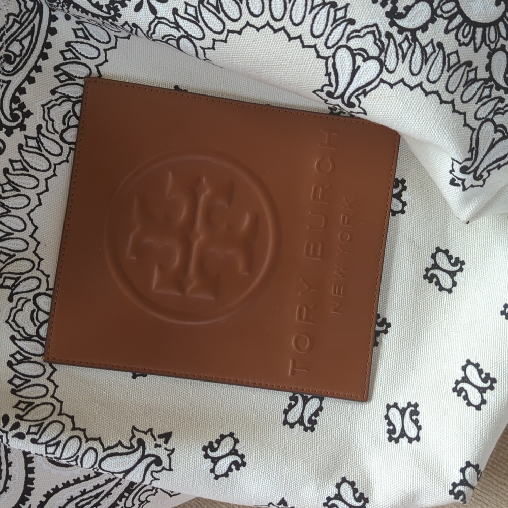 Tory Burch Cotton Bandana Embossed Logo Tote - Picture 1 of 4